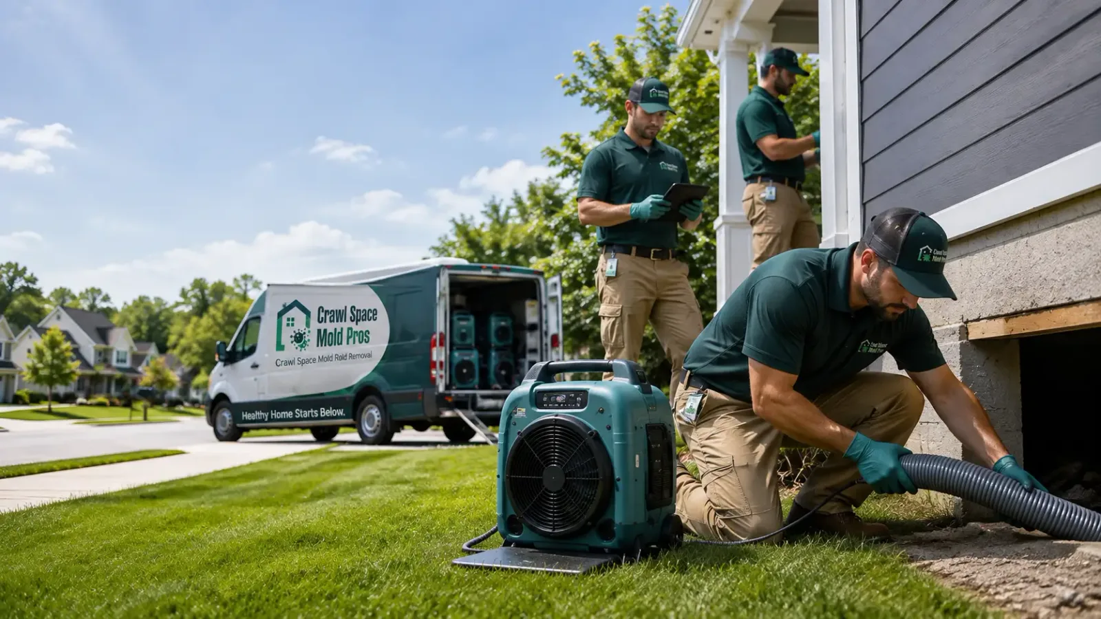 Crawl Space Mold Removal in Armington, IL